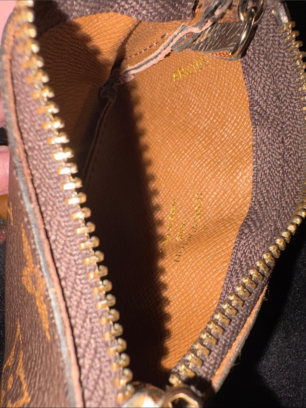 LV Monogram Canvas Coin Pouch - Brown & Tan - Picture 2 of 15